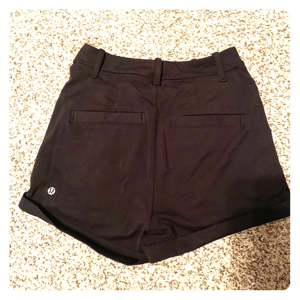 Lululemon black athletic shorts